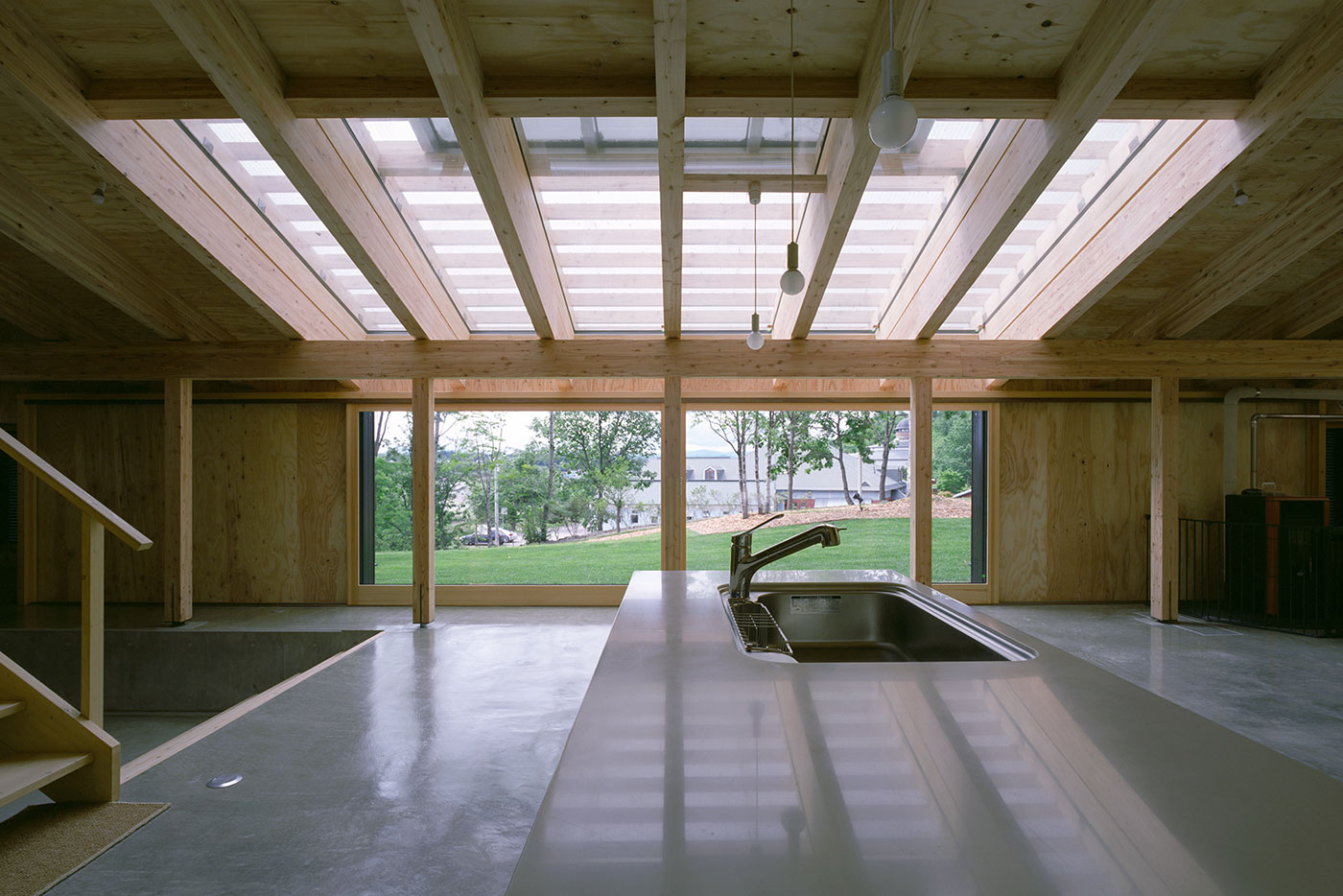 美幌の家の内観