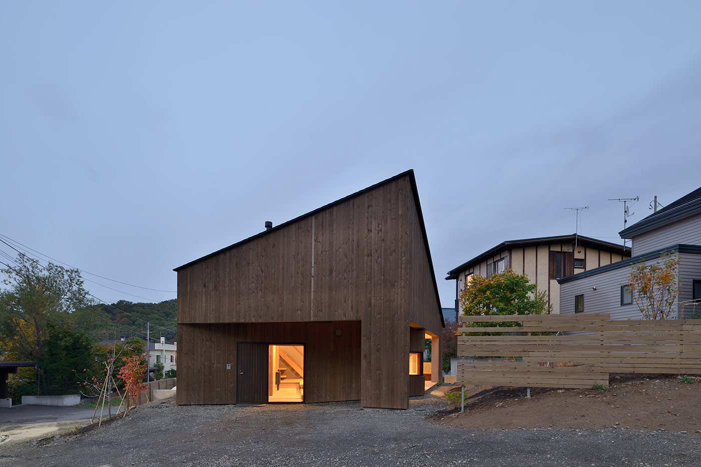 重箱の家の外観