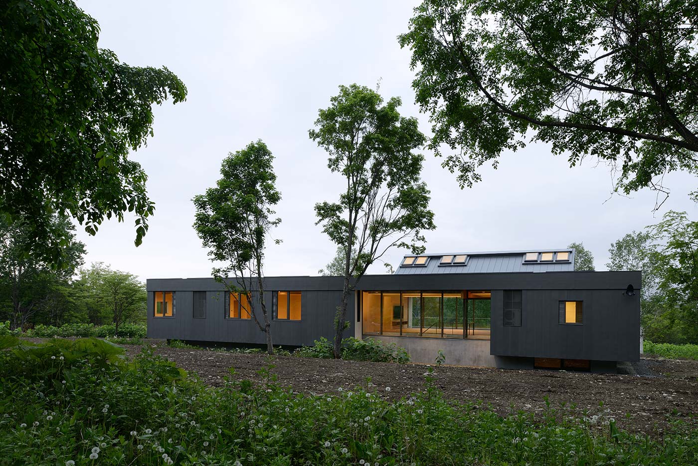 御料の家の外観