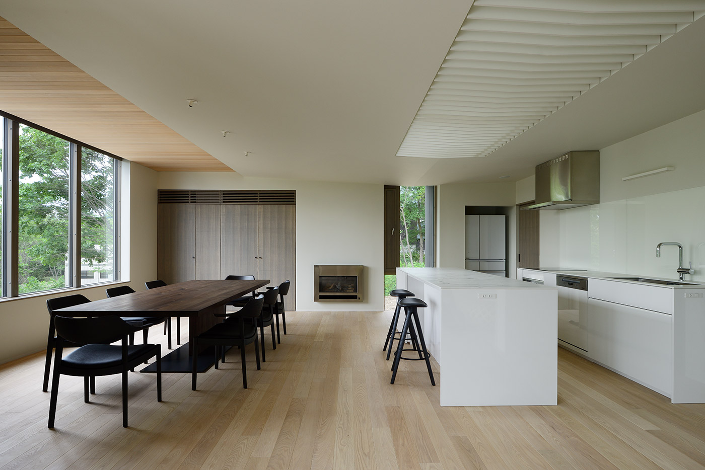 御料の家の内観