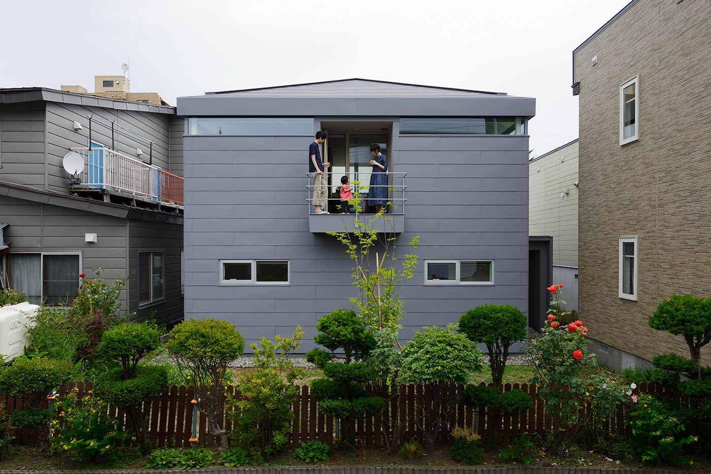 光環の家の外観