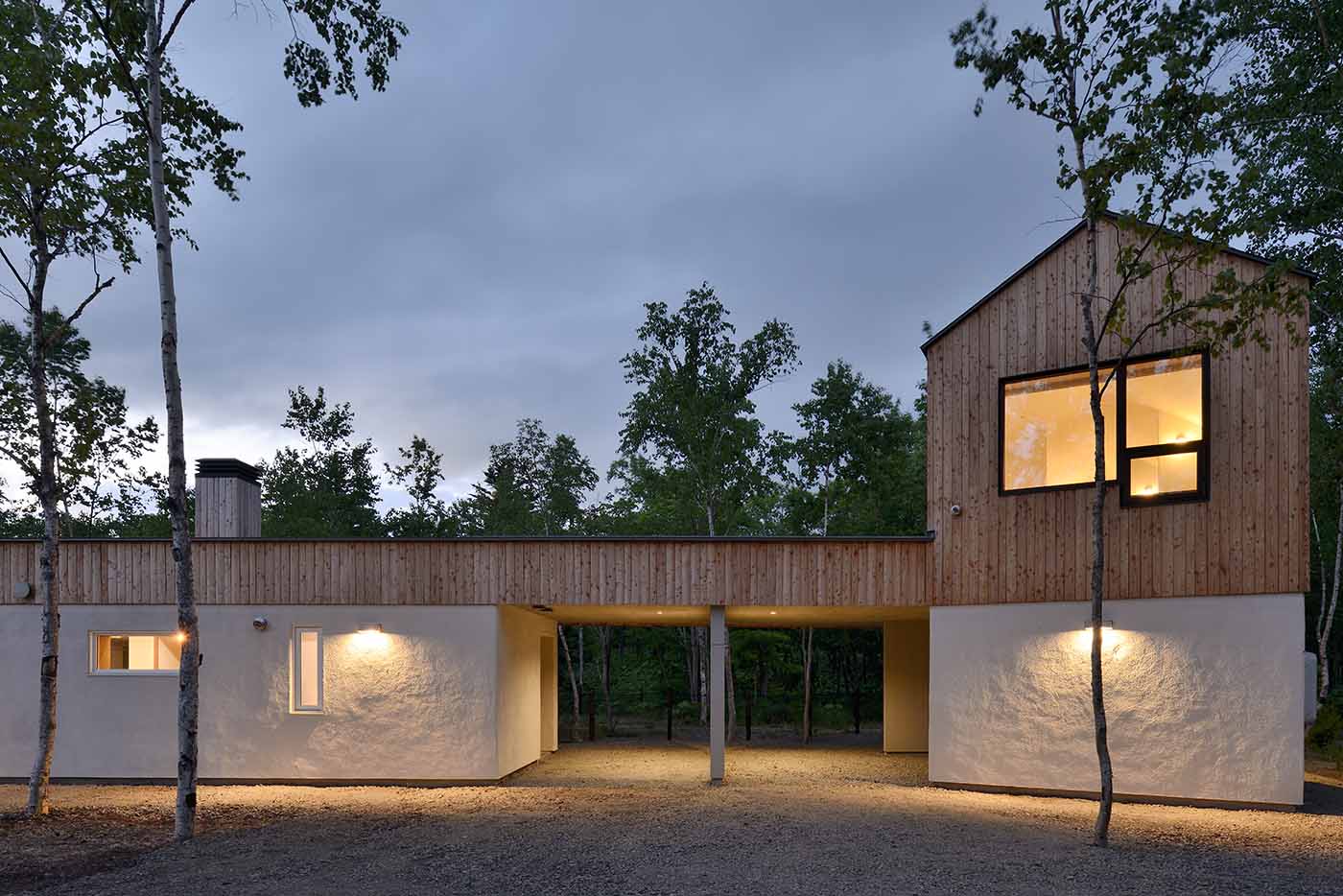 弧(きゆみ)の家外観