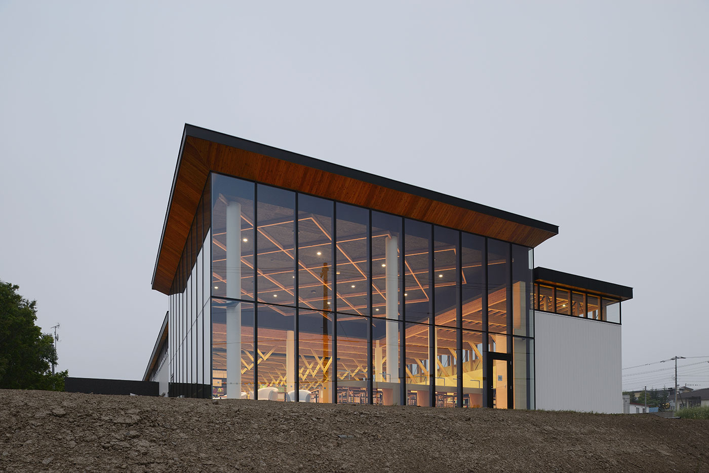 雄武町図書館の外観