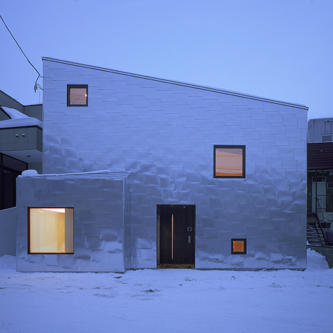 空方の家の外観