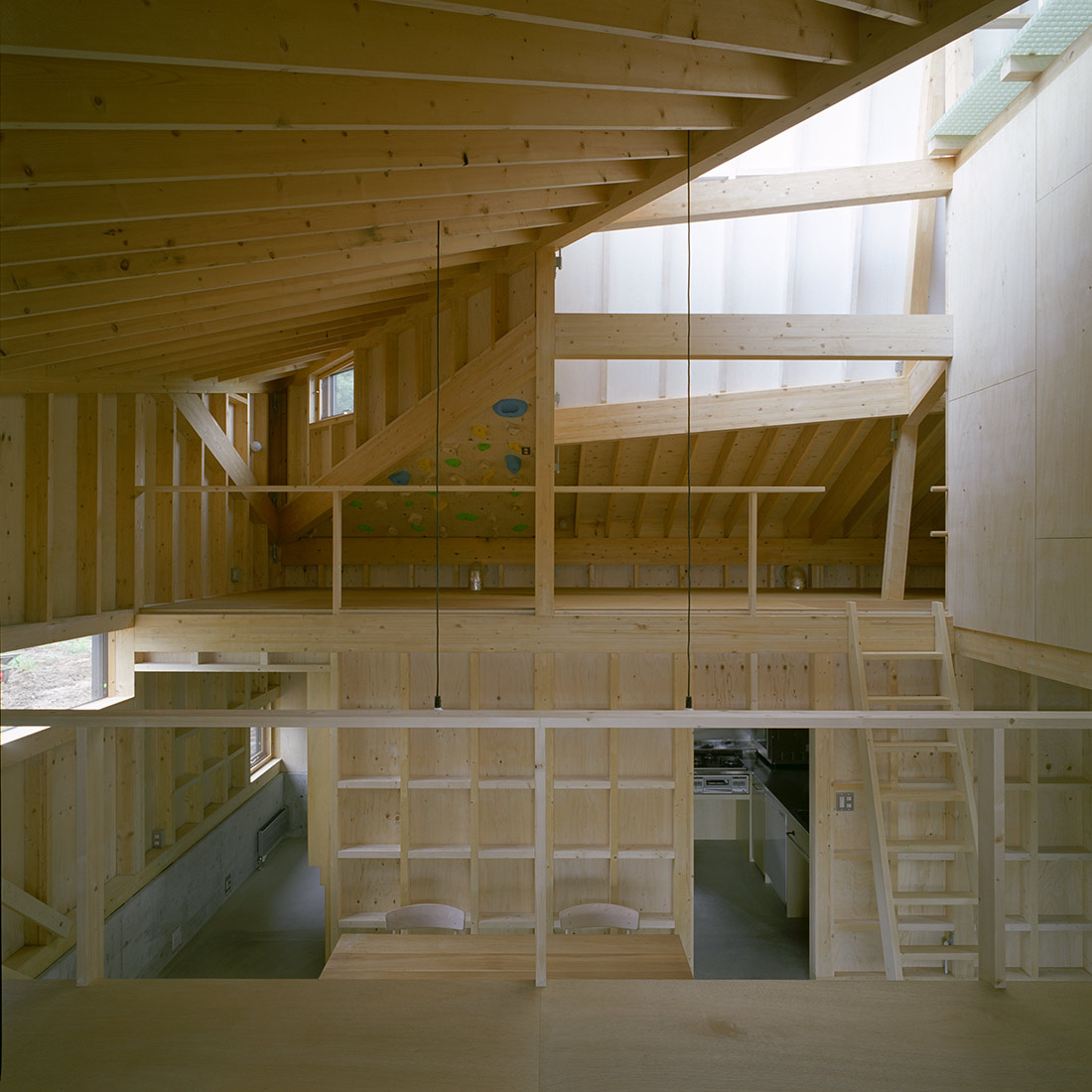 当麻の家の内観