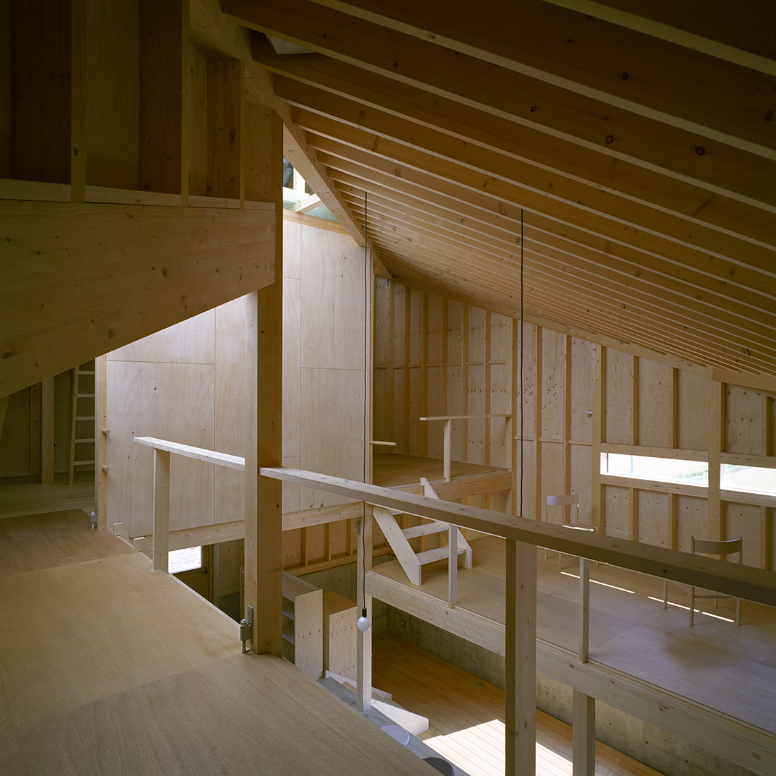 当麻の家の内観