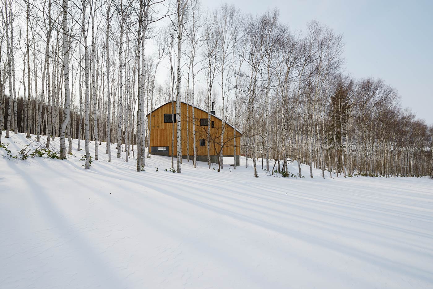 呼人の家の外観